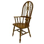 Hardwood Windsor armchair