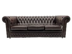 Chesterfield style three seat sofa