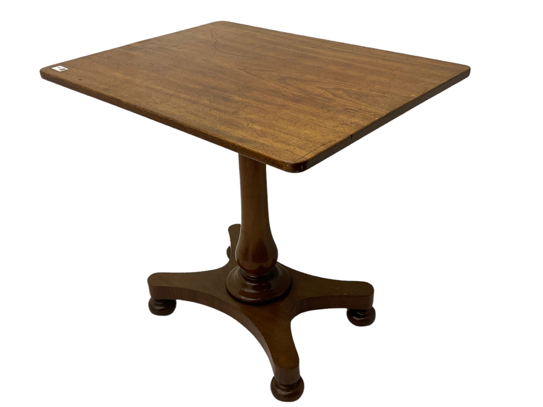 Early 19th century mahogany pedestal table - Image 3 of 5