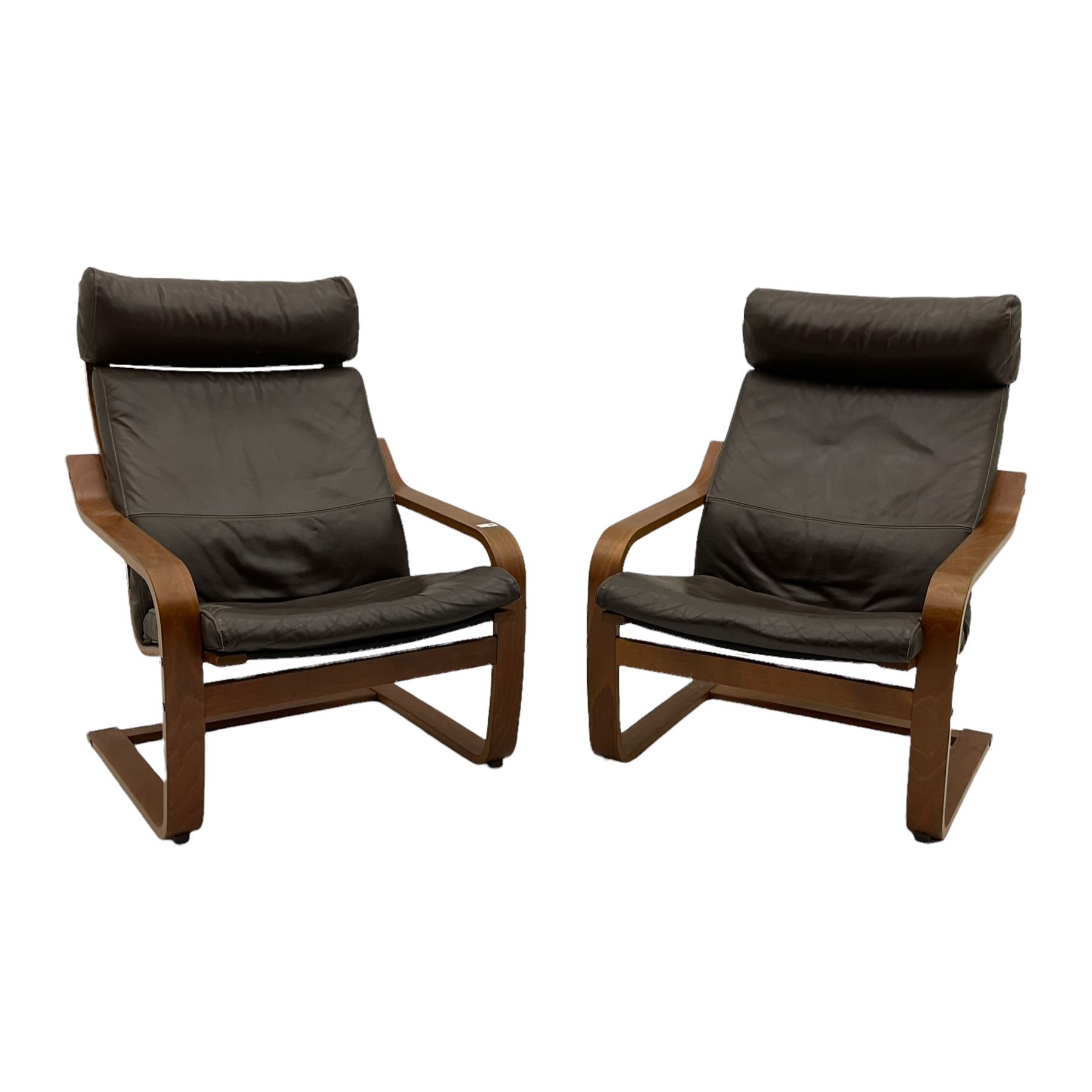 IKEA - Pair of Poang armchairs - Image 2 of 2