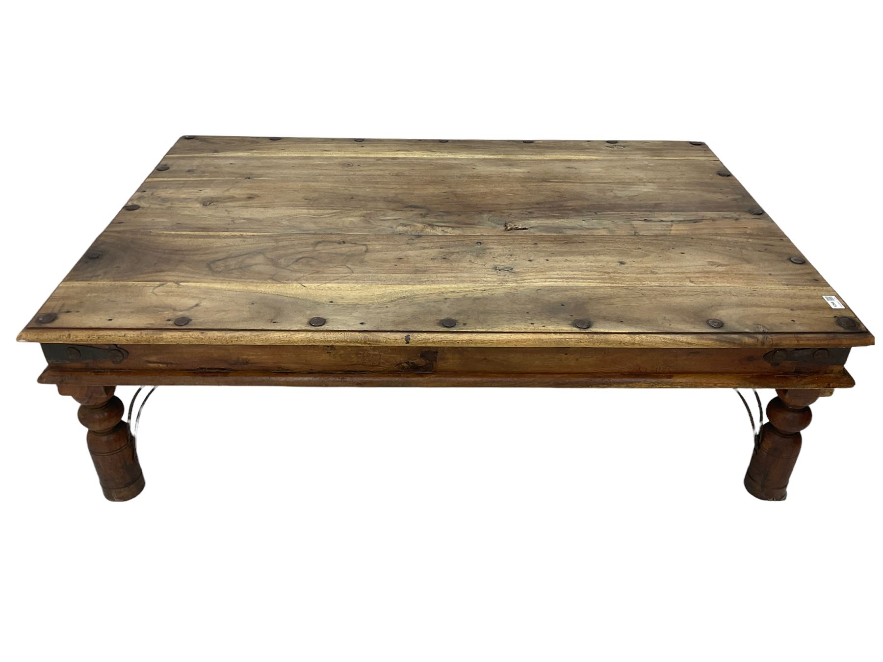 Mexican pine rectangular coffee table