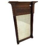 19th century mahogany pier glass mirror