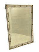 Late 19th century wood and gesso wall mirror