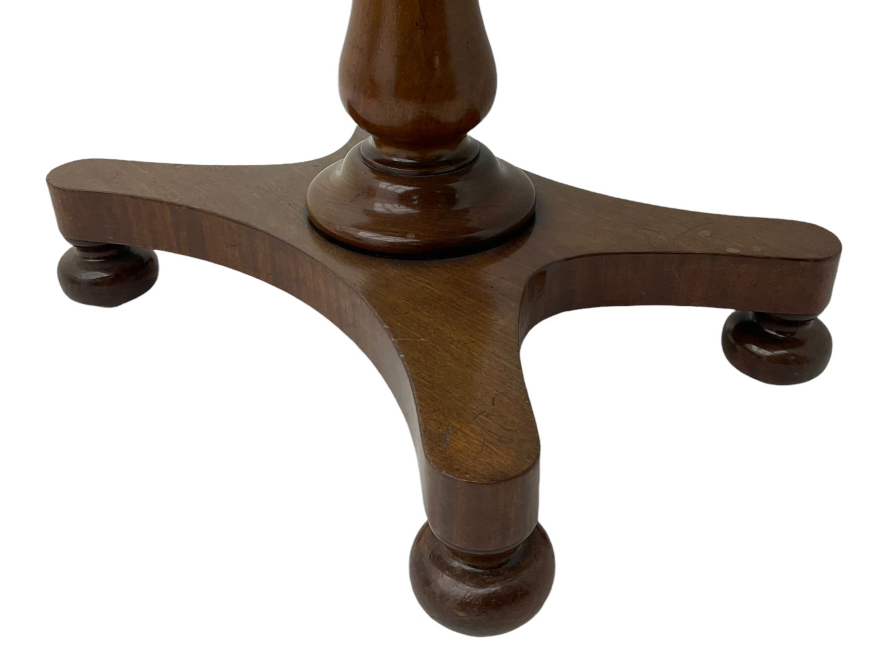 Early 19th century mahogany pedestal table - Image 5 of 5