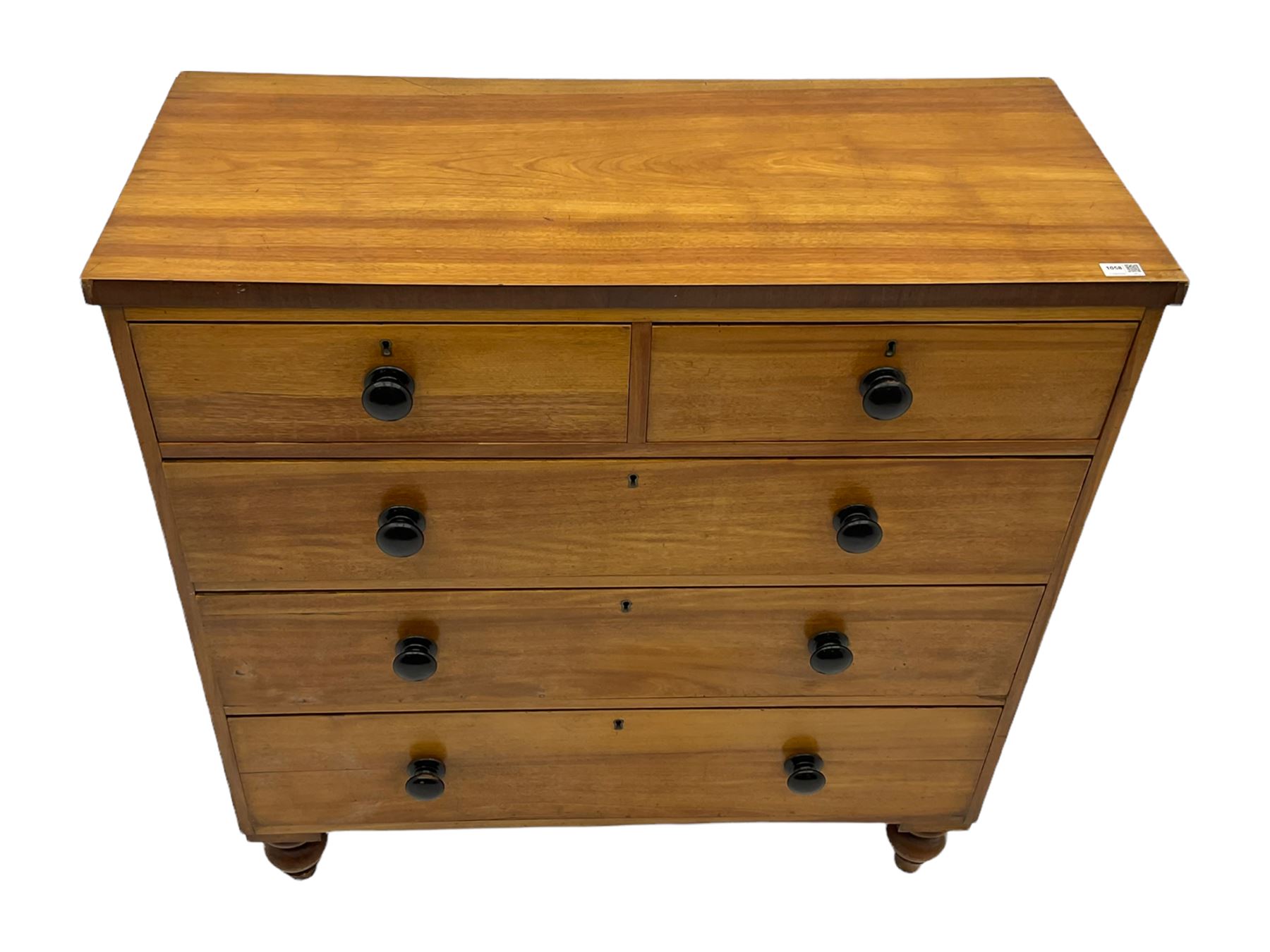 19th century mahogany chest - Image 3 of 3