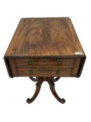 Georgian mahogany pedestal table