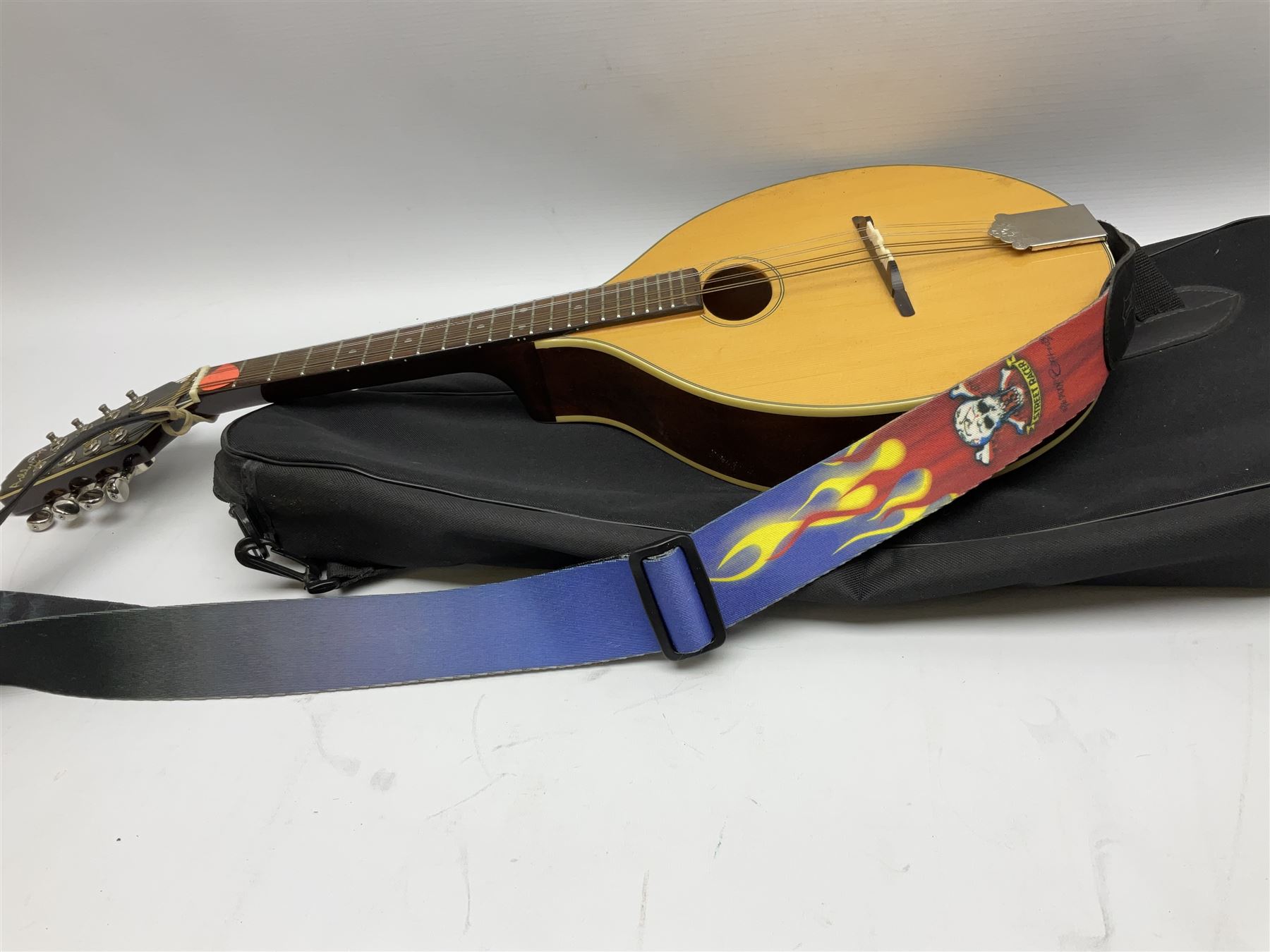 Ashbury eight-string mandolin with two-piece mahogany back and spruce top - Image 8 of 9