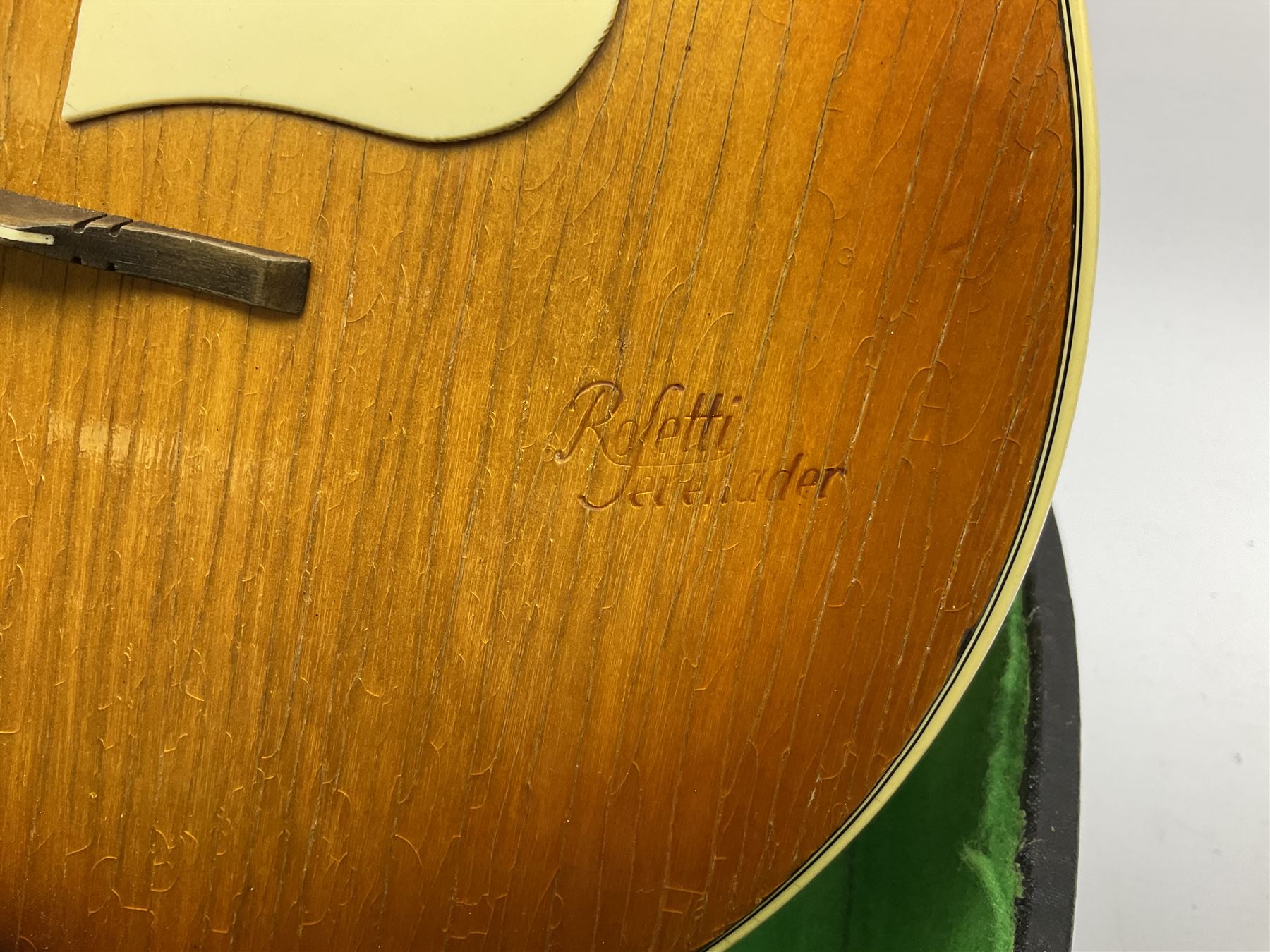 Rosetti Serenader eight-string mandolin with slightly bowed segmented maple back and ribs and ivorin - Image 3 of 13