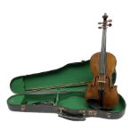 German viola c1900 with 38.5cm (15.25") two-piece maple back and ribs and spruce top