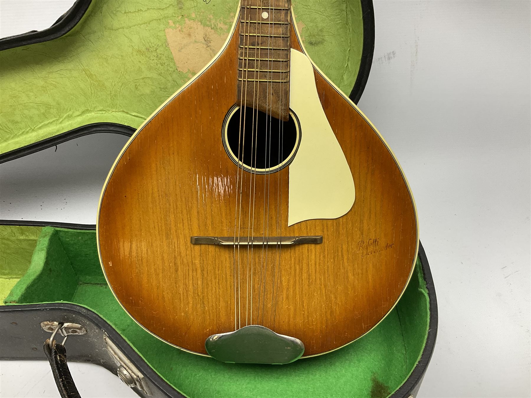 Rosetti Serenader eight-string mandolin with slightly bowed segmented maple back and ribs and ivorin - Image 2 of 13