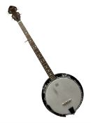 Nevada five string banjo with sapele mahogany back L99cm
