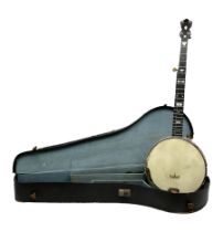 Five-string banjo by Clifford Essex Co. 15A Grafton Street
