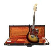 Fender three-tone Sunburst 12-string electric guitar c1965/6 Fullerton USA