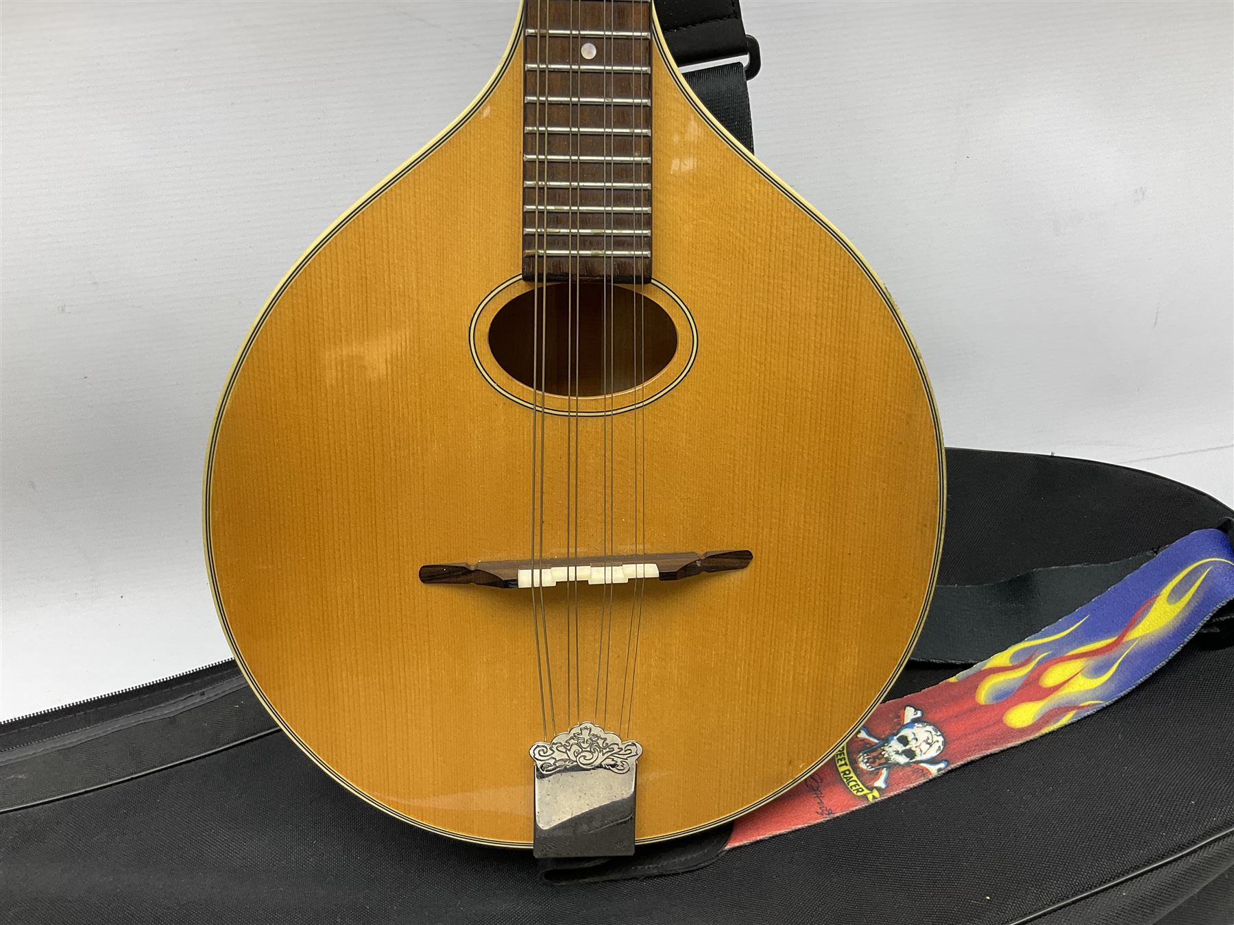 Ashbury eight-string mandolin with two-piece mahogany back and spruce top - Image 2 of 9