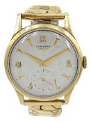 Longines gentleman's 9ct gold manual wind presentation wristwatch Cal. 1268Z