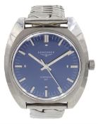 Longines Admiral HF gentleman's stainless steel manual wind wristwatch