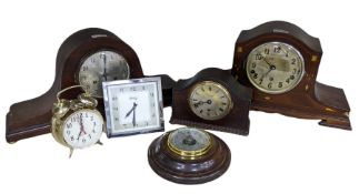 Barometer and spring driven mantle clock