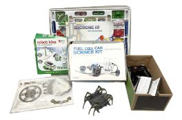 Scientific toys including Electronic Experiment Kit; Fuel Cell Car Science Kit; Robot Kits 6-in-1 Ed