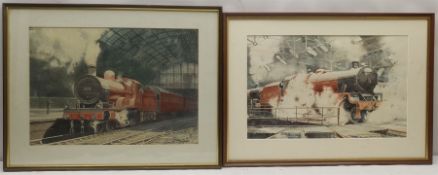 Norman Evans (British 20th century): Railway Locomotives