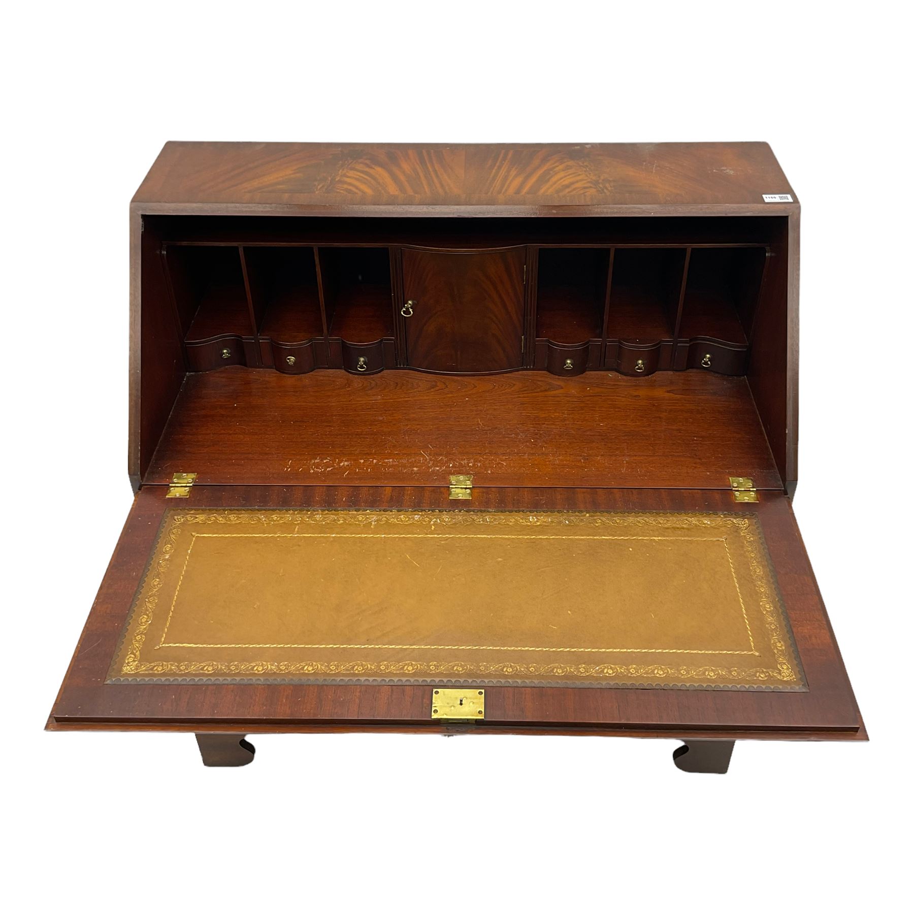 Bevan Funnell Reprodux - mahogany bureau - Image 3 of 3