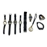 Collection of gents watches to include a Palfinger example