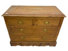 Edwardian pine chest