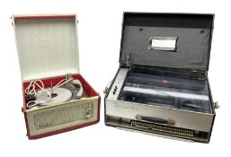 Dansette portable record player with Monarch turntable