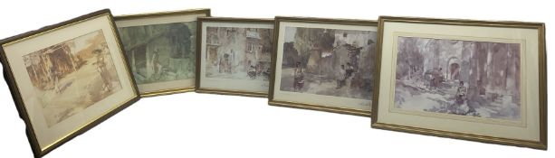 After Sir William Russell Flint (Scottish 1880-1969): 'Ropemakers' 'The Passerby' 'Re-painting the O