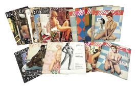 Collection of 1960s and later erotic glamour magazines