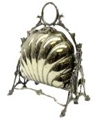 Victorian silver plated biscuit warmer