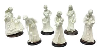 Six Royal Worcester figures