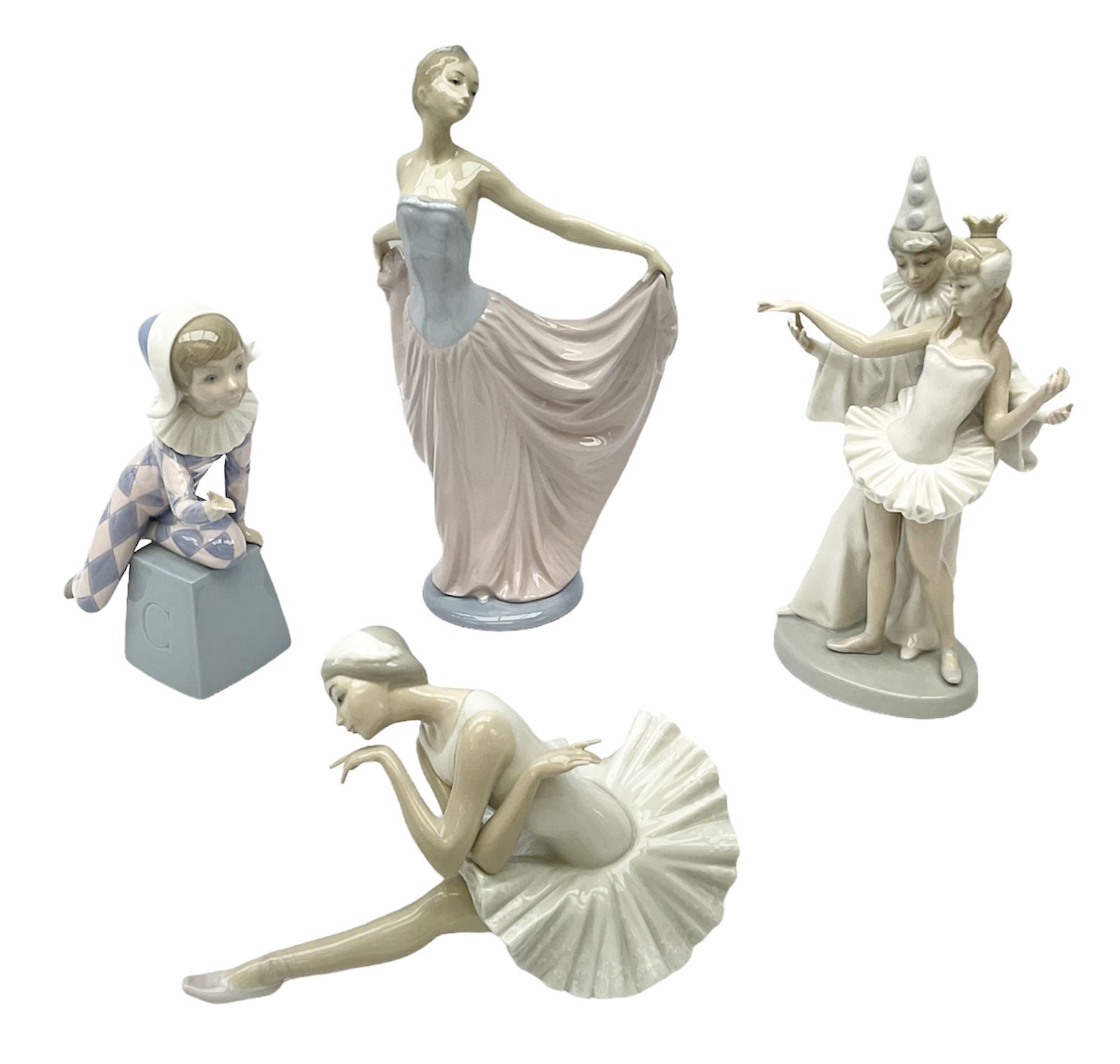 Four Lladro figures