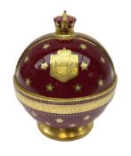 Minton Queen Elizabeth II 1953 Coronation limited edition orb designed by John Wadsworth