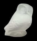 Modern Lalique clear crystal sculpture