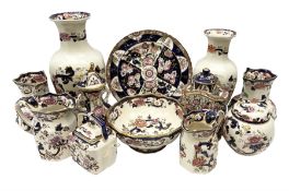Collection of Mason's Ironstone to include examples to include vases