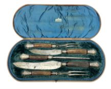 Victorian carving set