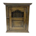 Oak dole cupboard / food hutch