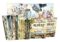 Collection of 1970s and later Rupert Bear annuals