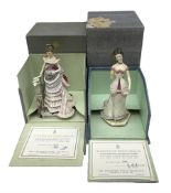 Two Royal Worcester limited edition figures