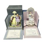 Two Royal Worcester limited edition figures