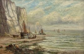 Cyril Tempest (Yorkshire late 19th century): Beached Sailing Vessels