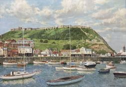 Walter Lambert Bell (Sheffield 1904-1983): Scarborough Foreshore from the Pier