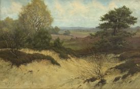 William Jacobus Alberts (Dutch 1912-1990): Heathland Landscape