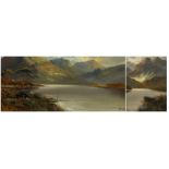 John Henry Boel (aka Francis Jameson) (British fl.1889-1912): Highland Loch Landscape