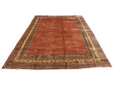 Persian Araak red ground carpet