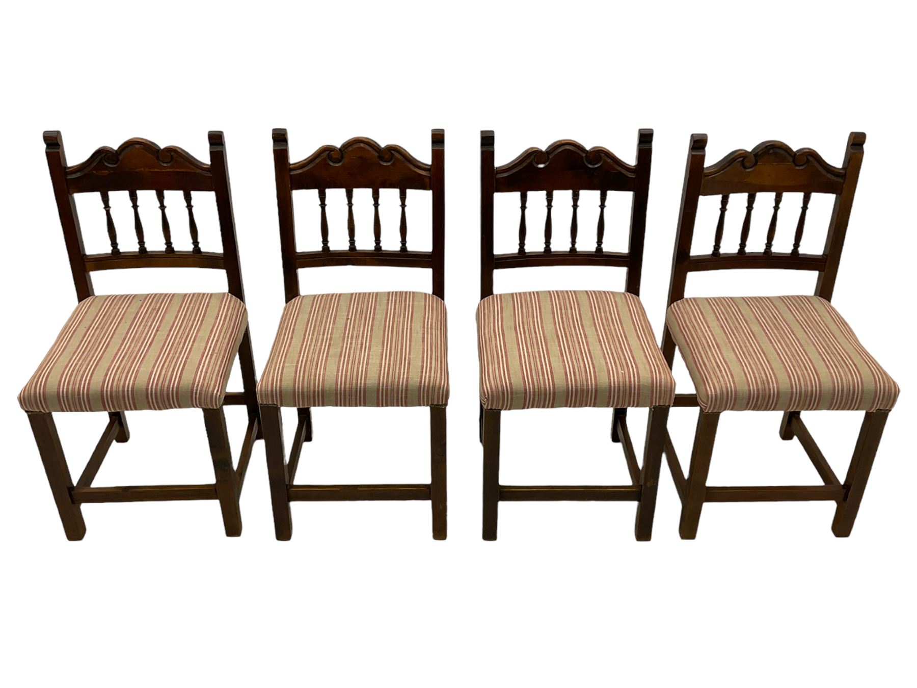 Set eight oak dining chairs - Image 4 of 11