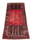 Kurdish red ground rug