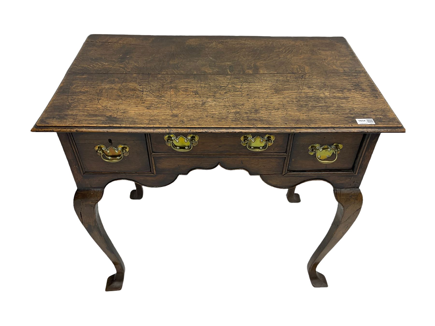 Georgian oak lowboy side table