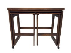 Mid-20th century teak nest of tables