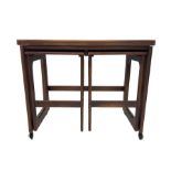 Mid-20th century teak nest of tables